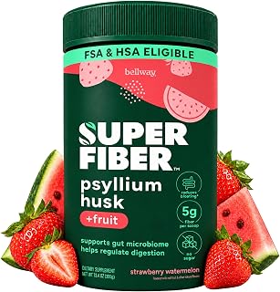 Bellway Organic Psyllium Husk Powder, Sugar-Free Super Fiber Blend