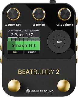 BeatBuddy 2 Drum Machine Pedal for Studio-Quality Sounds