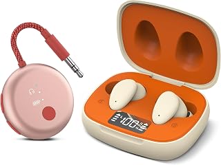 Avantree SoundJet R1 & Clan N1 Bundle - Bluetooth 5.3 Noise-Canceling Earbuds for Music & Calls
