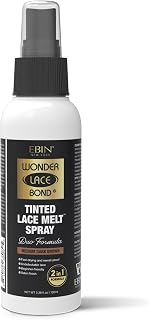 EBIN NEW YORK Tinted Lace Melt for Natural Coverage, Medium Dark Brown
