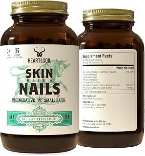 Heart & Soil Hair, Skin, & Nails Vitamin Capsules