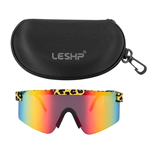 Polarized Sports Sunglasses Cycling Sun Glasses for Men Women, TR90 Frame Glasses for Running Baseball Golf Driving Fishing