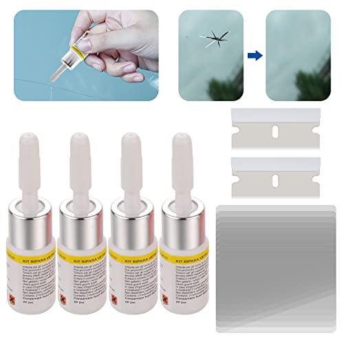 Windshield Repair Kit, Auto Glass Repair Kit, Car Windshield Crack Repair Kit, Quick Fix & No Trace