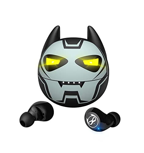 Bluetooth 5.1 True Wireless Gaming Earbuds, INSTIWITT HiFi Stereo Smart Touch, Kids Wireless Bluetooth Earbuds with Dual Mic and Cute Charging Case with 36 Hours of Play as a Gift for Boys