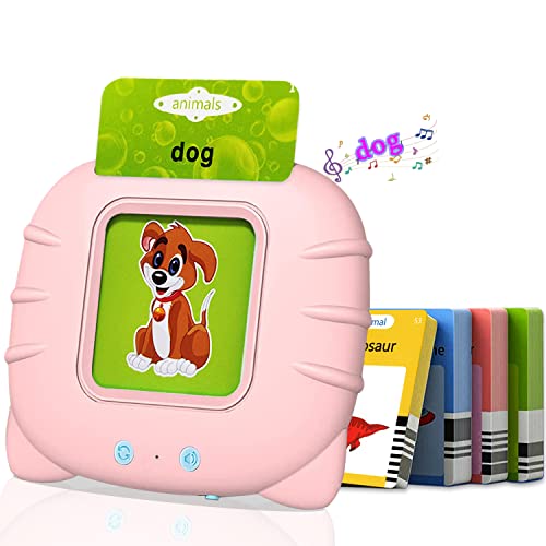 JUNQIU Flash Cards Educational Toys for Toddlers 2 3 4 5 6 Year Old, Toddler Learning Toys for Girls Boys Gifts