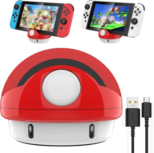 Switch Charger Dock for Switch/Switch Lite/Switch OLED,Portable Type C Port Switch Charging Stand,Switch Docking Station with Charging Cable.
