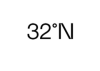 32°N