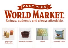 World Market promo codes