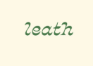 Leath logo