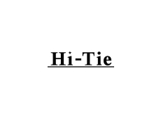 Hi-Tie promo codes