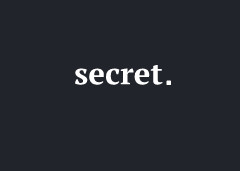 Secret. promo codes