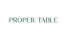 Proper Table