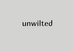 Unwilted promo codes